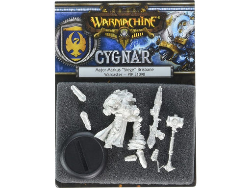 Collectible Miniature Games Privateer Press - Warmachine - Cygnar - Major Markus - PIP 31098 - Cardboard Memories Inc.