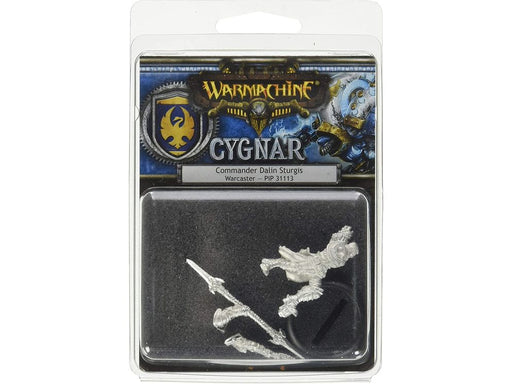 Collectible Miniature Games Privateer Press - Warmachine - Cygnar - Commander Dalin Sturgis - PIP 31113 - Cardboard Memories Inc.