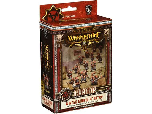 Collectible Miniature Games Privateer Press - Warmachine - Khador - Winter Guard Infantry Unit - PIP 33086 - Cardboard Memories Inc.