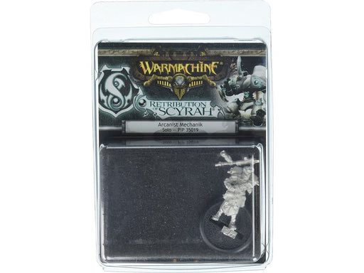 Collectible Miniature Games Privateer Press - Warmachine - Retribution Of Scyrah - Arcanist Mechanik Solo - PIP 35019 - Cardboard Memories Inc.