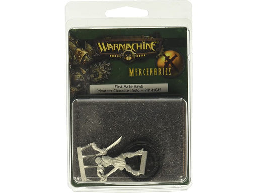 Collectible Miniature Games Privateer Press - Warmachine - Mercenaries - First Mate Hawk - PIP 41045 - Cardboard Memories Inc.