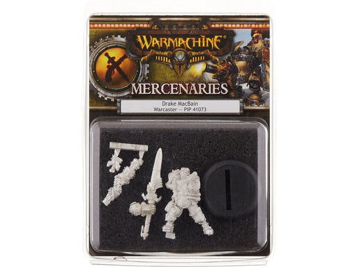 Collectible Miniature Games Privateer Press - Warmachine - Mercenaries - Drake Macbain - PIP 41073 - Cardboard Memories Inc.