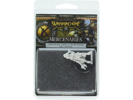 Collectible Miniature Games Privateer Press - Warmachine - Mercenaries - Colbie Sterling - Leader of the BRI - Variant - Mercenary Solo - PIP 41145 - Cardboard Memories Inc.