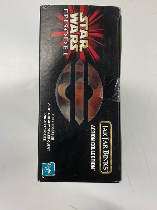 Action Figures and Toys Hasbro - Star Wars - Episode 1 - Jar Jar Binks - 12" Action Figure *DAMAGED BOX* - Cardboard Memories Inc.