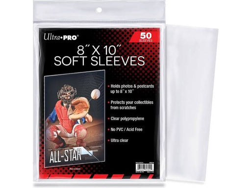 Supplies Ultra Pro - 8x10 Soft Sleeves - Cardboard Memories Inc.