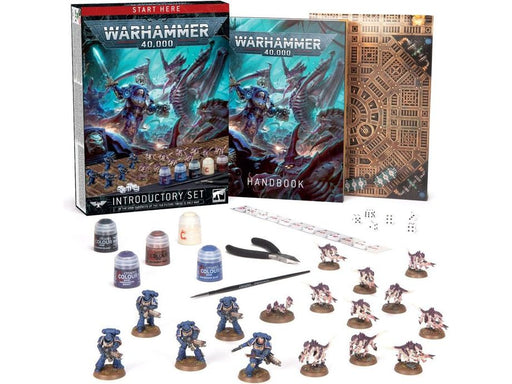 Collectible Miniature Games Games Workshop - Warhammer 40K - 10th Edition - Introductory Set - 40-04 - Cardboard Memories Inc.