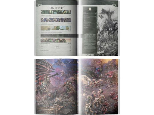 Collectible Miniature Games Games Workshop - Warhammer 40K - Codex Supplement - Dark Angels - 10th Edition - Hardcover - Cardboard Memories Inc.