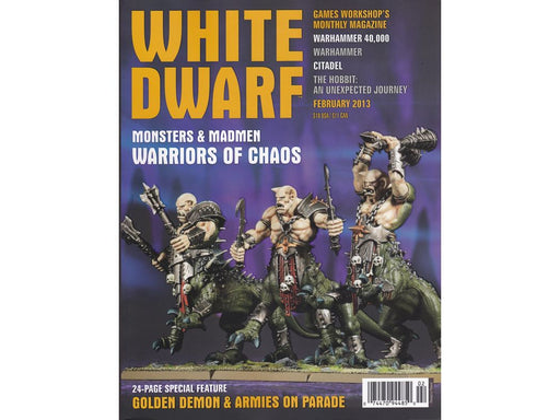Magazine Games Workshop - White Dwarf - February 2013 - WD0013 - Cardboard Memories Inc.