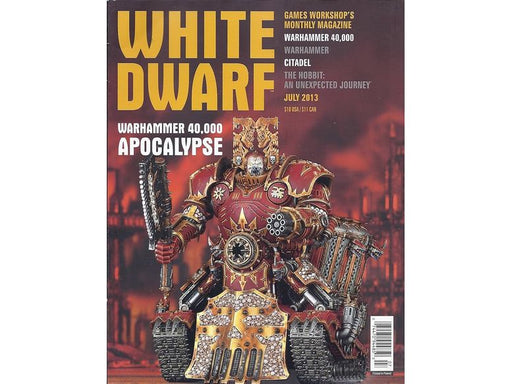 Magazine Games Workshop - White Dwarf - July 2013 - WD0021 - Cardboard Memories Inc.