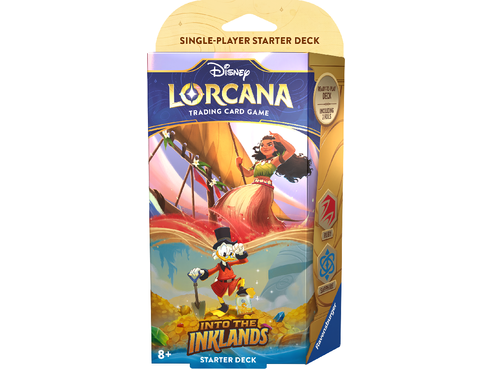 Trading Card Games Disney - Lorcana - Into the Inklands - Starter Deck - Ruby & Sapphire - Moana & Scrooge Mcduck - Cardboard Memories Inc.