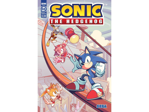 Comic Books IDW Comics - Sonic the Hedgehog 60 (Variant A) (Cond. VF-) - 17497 - Cardboard Memories Inc.