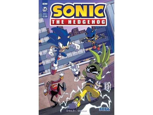 Comic Books IDW Comics - Sonic the Hedgehog 056 - Cover A (Cond. VF-) - 17140 - Cardboard Memories Inc.