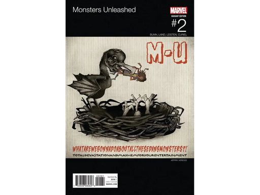 Comic Books Marvel Comics - Monsters Unleashed (2017 1st Series) 002 - CVR H Variant Edition (Cond. VF-) - 18670 - Cardboard Memories Inc.