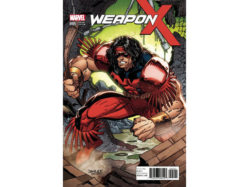 Comic Books Marvel Comics - Weapon X (2017) 005 - Jim Lee Card Variant Edition (Cond. VF-) 20177 - Cardboard Memories Inc.
