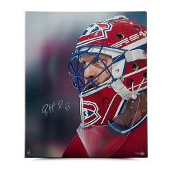  Upper Deck - Authenticated - Patrick Roy Autographed Canvas Framed Up Close and Personal 20 x 24 - ORDER VIA EMAIL ONLY - Cardboard Memories Inc.
