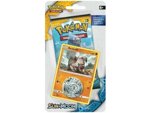 Trading Card Games Pokemon - Sun and Moon - Checklane Blister Pack - Rockruff - Cardboard Memories Inc.