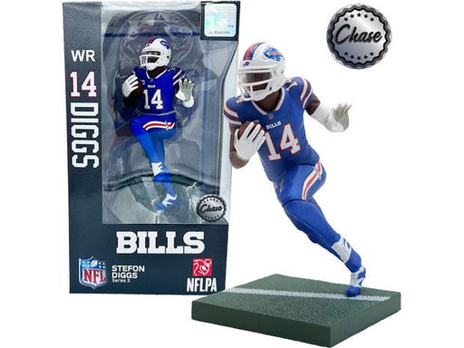 Action Figures and Toys Import Dragon Figures - Buffalo Bills - Stefon Diggs - Chase - Cardboard Memories Inc.
