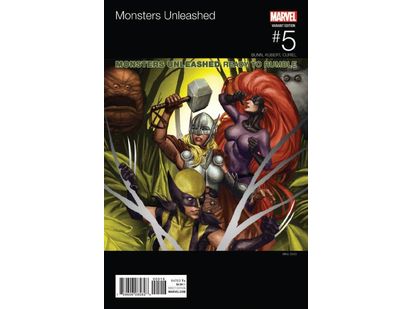 Comic Books Marvel Comics - Monsters Unleashed (2017 1st Series) 005 - CVR G Choi Variant Edition (Cond. VF-) - 18683 - Cardboard Memories Inc.
