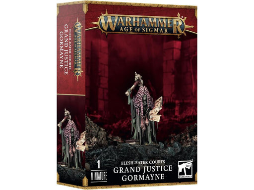 Collectible Miniature Games Games Workshop - Warhammer Age of Sigmar - Flesh-Eater Courts - Grand Justice Gormayne - 91-70 - Cardboard Memories Inc.