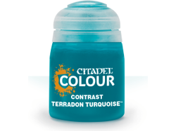 Paints and Paint Accessories Citadel Contrast Paint - Terradon Turquoise - 29-43 - Cardboard Memories Inc.