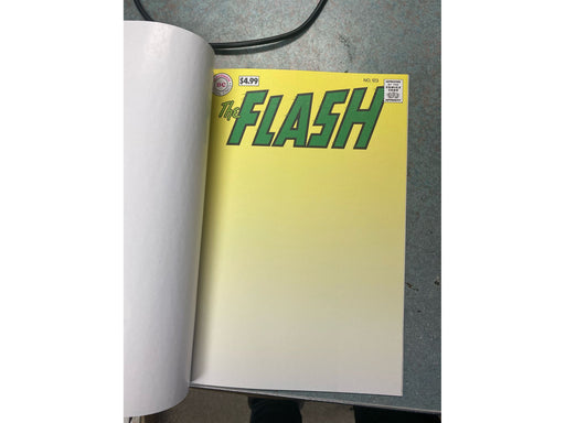 Comic Books DC Comics - Flash 123 Facsimile Edition - Blank Card Stock Variant Edition (Cond VF-) 20709 - Cardboard Memories Inc.