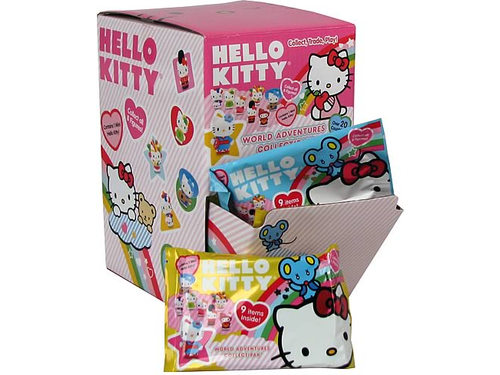 Action Figures and Toys Upper Deck - Hello Kitty - World Adventures Collectipak - Gravity Feed Box - Cardboard Memories Inc.