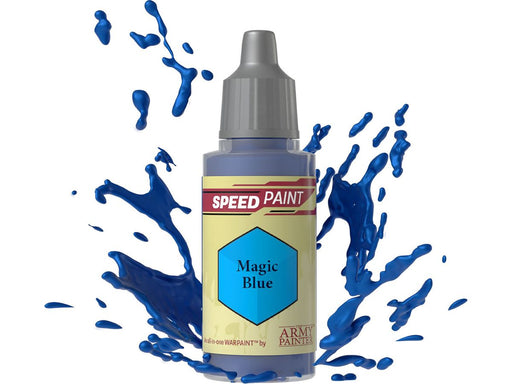 Paints and Paint Accessories Army Painter - Warpaints - Speedpaint - Magic Blue - WP2014 - Cardboard Memories Inc.