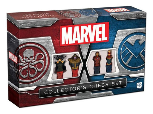 Board Games Usaopoly - Marvel - Collector's Chess Set - Cardboard Memories Inc.