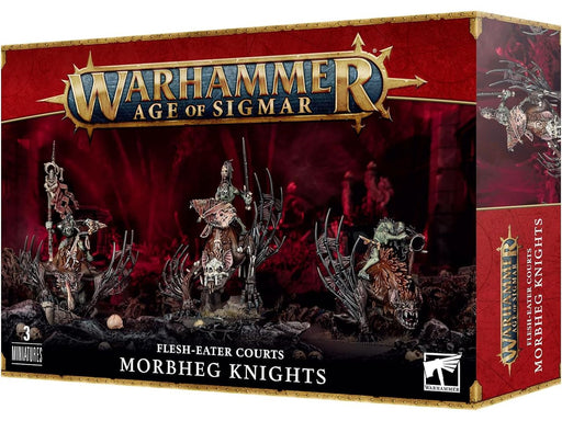 Collectible Miniature Games Games Workshop - Warhammer Age of Sigmar - Flesh-Eater Courts - Morbheg Knights - 91-77 - Cardboard Memories Inc.