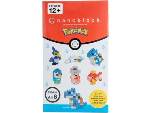 Action Figures and Toys Nanoblock - Pokemon - Water Set 1 - 6 Count - Cardboard Memories Inc.