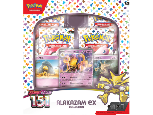 Trading Card Games Pokemon - Scarlet and Violet - 151 - Alakazam ex - Trading Card Collection Box - Cardboard Memories Inc.