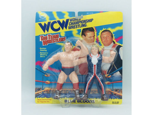 Action Figures and Toys Figures Inc. - Vtg WCW OSFTM - Exclusive-Tag Team - Blue Bloods - Regal and Eaton - Cardboard Memories Inc.