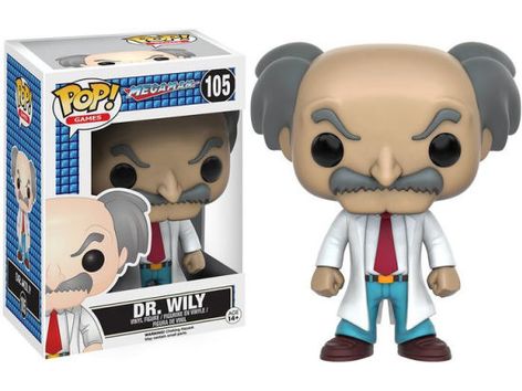 Action Figures and Toys POP! - Games - Mega Man - Dr. Wily - Cardboard Memories Inc.