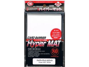 Supplies KMC Card Barrier - Standard Size - Hyper Matte White- 80ct - Cardboard Memories Inc.