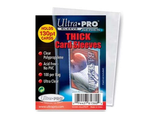 Supplies Ultra Pro - Soft Sleeves - Thick Card Sleeves 130pt - Cardboard Memories Inc.