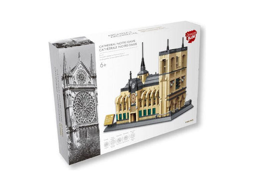 Action Figures and Toys Import Dragon - Dragon Blok - Cathedral Notre Dame de Paris - Building Blocks Model - Cardboard Memories Inc.