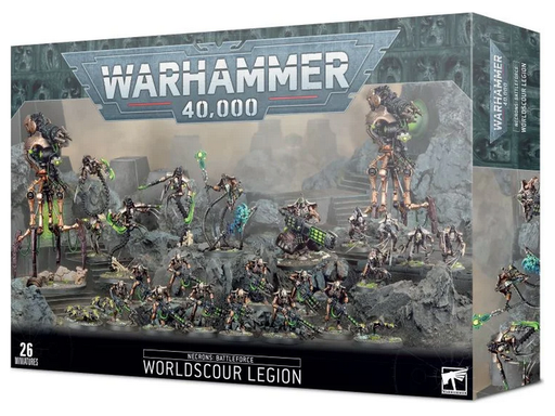Collectible Miniature Games Games Workshop - Warhammer 40K - Necrons - Battleforce - Worldscour Legion - 49-35 - Cardboard Memories Inc.
