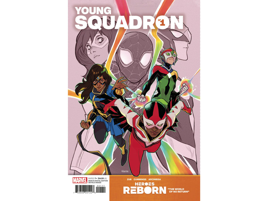 Comic Books Marvel Comics - Heroes Reborn - Young Squadron 001 - Cardboard Memories Inc.