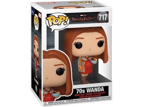 Action Figures and Toys POP! - Television - Marvel - WandaVision - Wanda 70s - Cardboard Memories Inc.