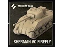miniatures Gale Force Nine - World of Tanks - Wave 3 - British - Sherman Firefly - Medium Tank - 494121 - Cardboard Memories Inc.