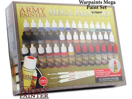 Paints and Paint Accessories Army Painter - Warpaints Mega - Paint Set - Cardboard Memories Inc.
