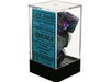 Dice Chessex Dice - Gemini Purple-Teal with Gold - Set of 7 - CHX 26449 - Cardboard Memories Inc.
