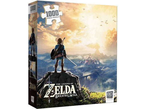 Board Games Usaopoly - The Legend of Zelda - Breath of The Wild - 1000 Piece Puzzle - Cardboard Memories Inc.