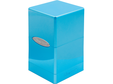 Supplies Ultra Pro - Satin Tower Deck Box - Topaz - Cardboard Memories Inc.