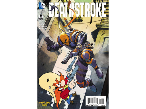 Comic Books DC Comics - Deathstroke 012 - Looney Tunes Variant Cover - 2483 - Cardboard Memories Inc.