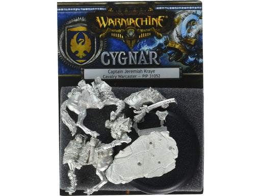 Collectible Miniature Games Privateer Press - Warmachine - Cygnar - Captain Jeremiah Kraye - PIP 31052 - Cardboard Memories Inc.