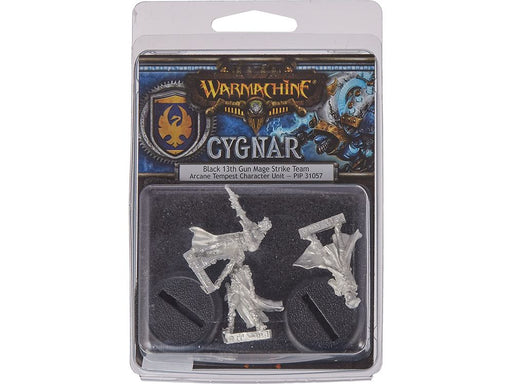 Collectible Miniature Games Privateer Press - Warmachine - Cygnar - Black 13th Gun Mage Strike Team Character Unit - PIP 31057 - Cardboard Memories Inc.