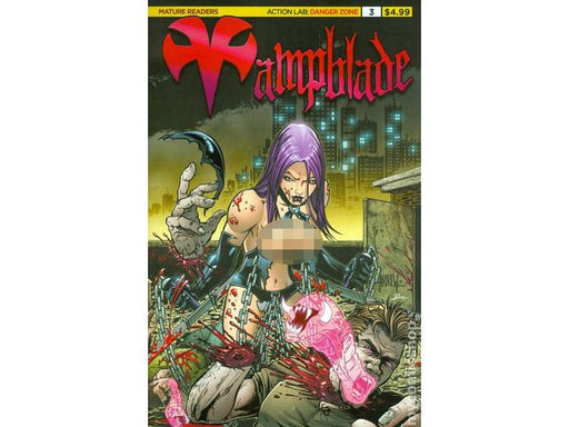 Comic Books Action Lab Comics - Vampblade (2016) 003 - Mangum Variant Edition (Cond. VF-) - 14006 - Cardboard Memories Inc.