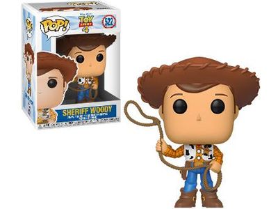 Action Figures and Toys POP! - Movies - Disney - Toy Story 4 - Sheriff Woody - Cardboard Memories Inc.