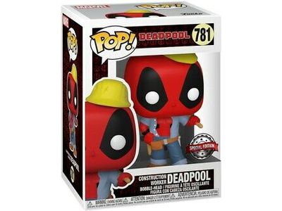 Action Figures and Toys POP! - Movies - Deadpool - Construction Worker Deadpool - Cardboard Memories Inc.